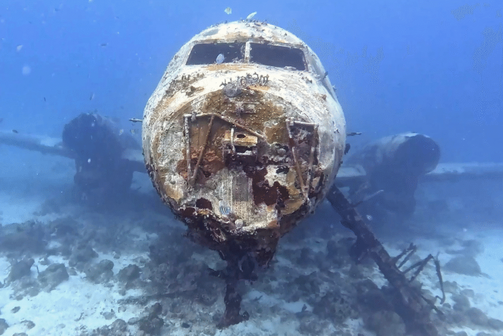 Naufrágio de Avião em Aruba